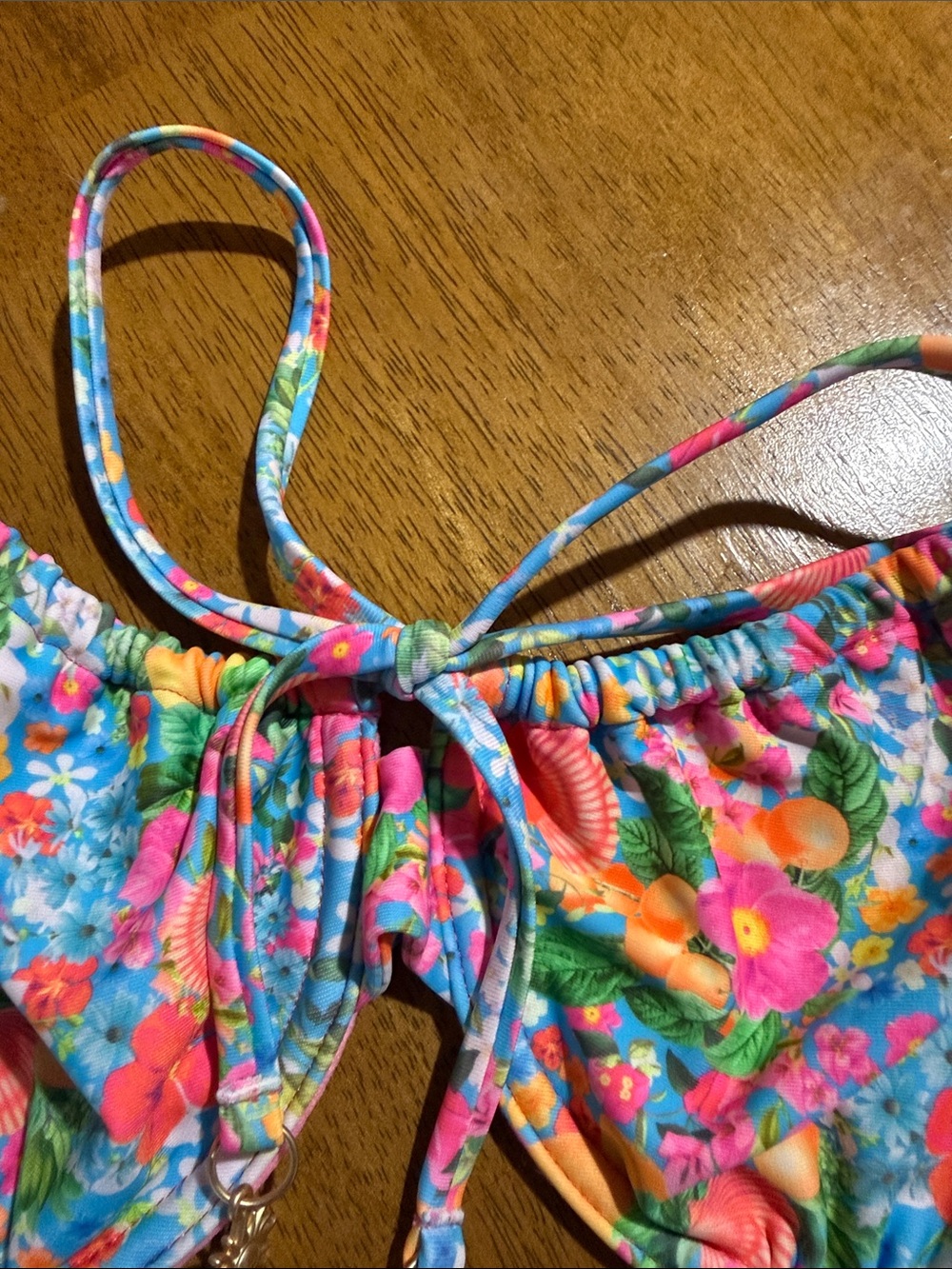 Kulani Kinis Floral Bikini in Pink, Blue, Orange, Yellow - Picture 9 of 14